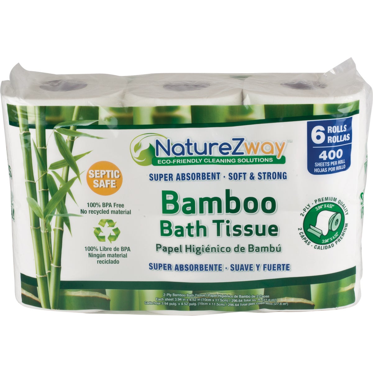 Angeles Millwork And Hartnagel NatureZway Bamboo Toilet Paper Rolls Ecommerce