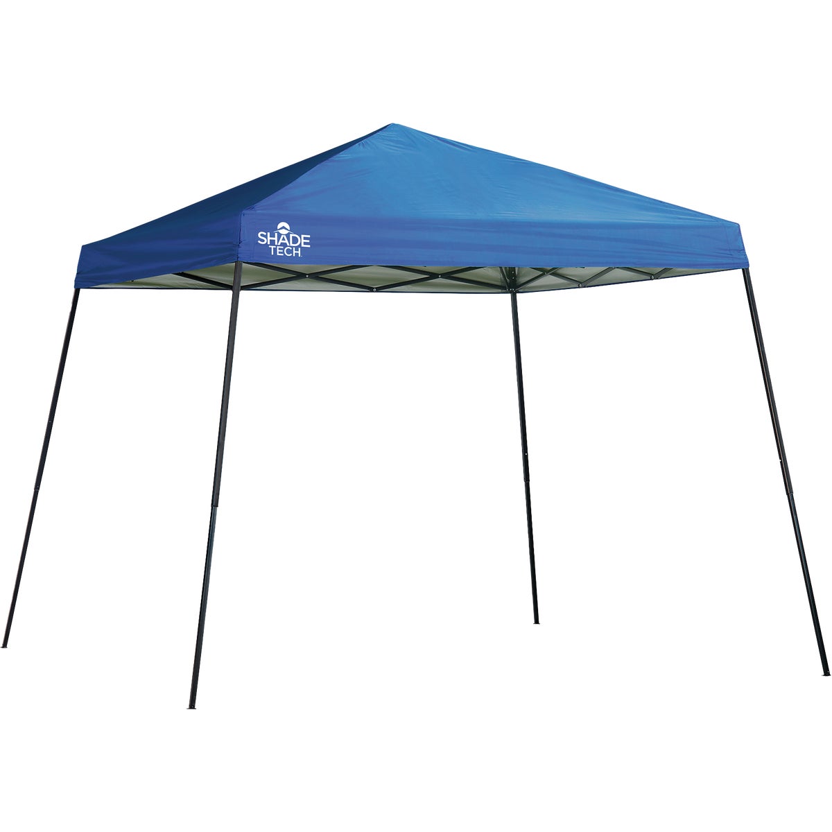 Quik Shade Shade Tech 10 Ft. x 10 Ft. Blue Aluminex Fabric Canopy ...