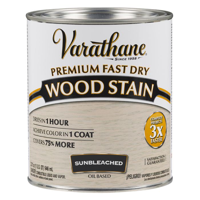 1 Qt Rust-Oleum 262011 Sun bleached Varathane Premium Fast Dry Wood Stain