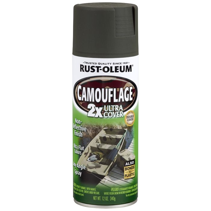 12 Oz. Rust-Oleum 279175 Forest Green Specialty 2X Camouflage Spray Paint