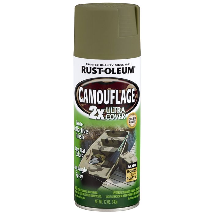 12 Oz. Rust-Oleum 279176 Army Green Specialty 2X Camouflage Spray Paint