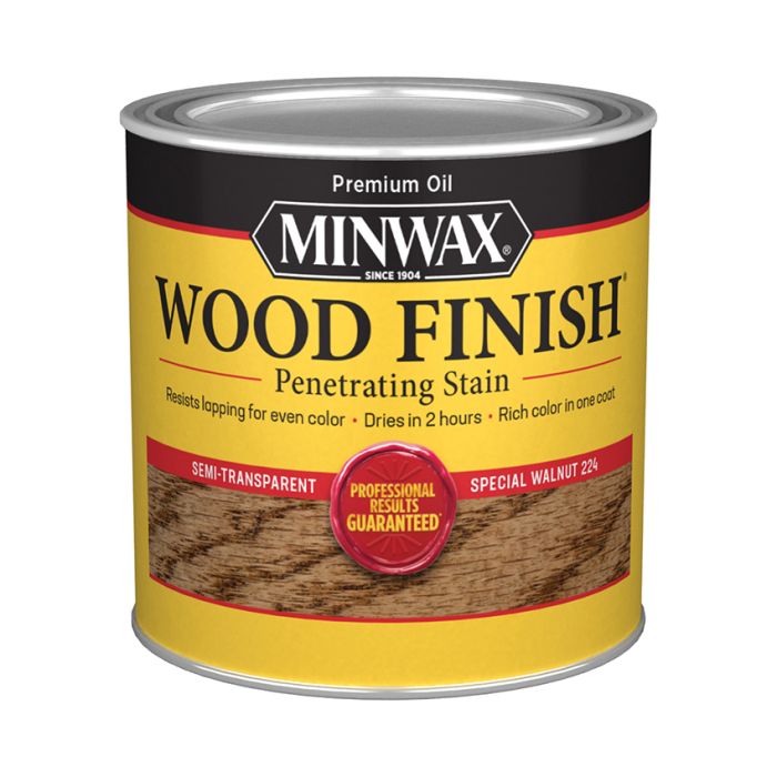 1/2 Pt Minwax 22240 Special Walnut Wood Finish Oil-Based Wood Stain