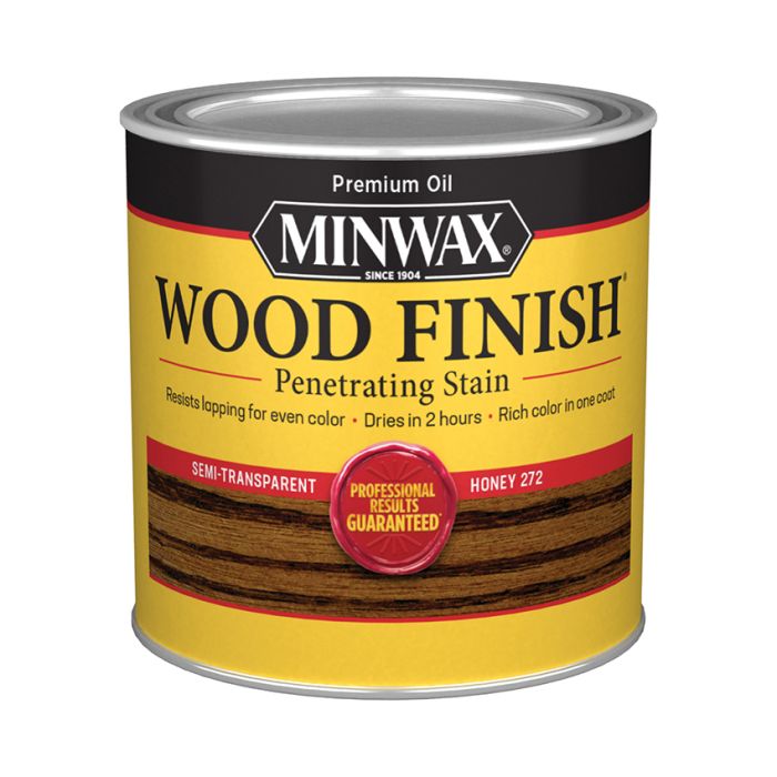 1/2-Pt Minwax 272 Honey Wood Finish Oil-Based Wood Stain