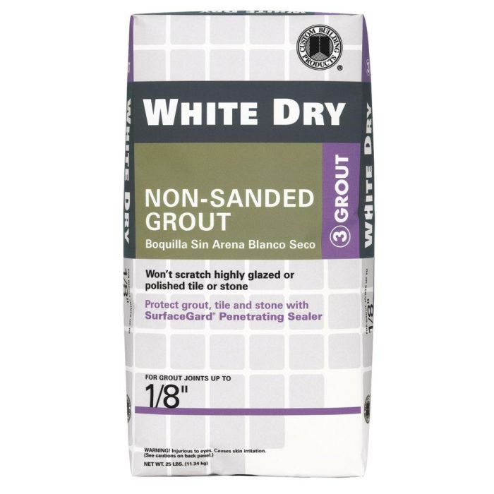 Wdg5-4 Wht Dry Tile Grt 5lb