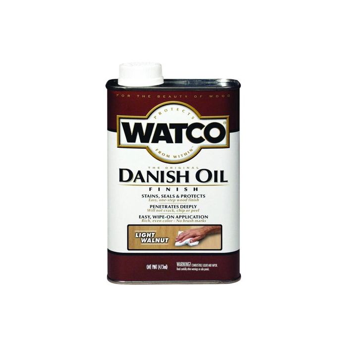 1 Pt Rust-Oleum 65551 Light Walnut Watco Danish Oil Finish