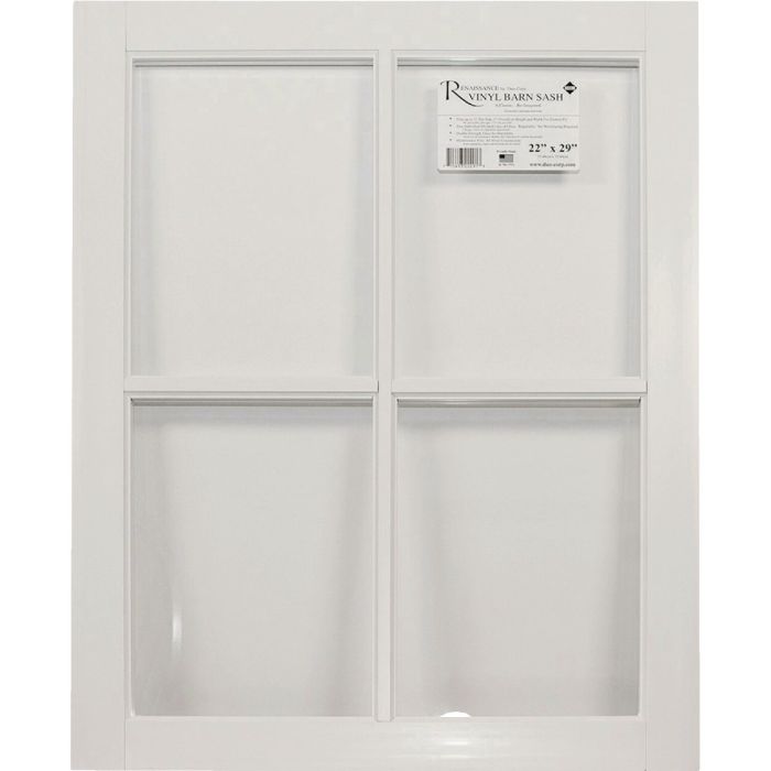 Duo-Crop. Renaissance 24 In. x 29 In. Vinyl Barn Sash (3-Pack)