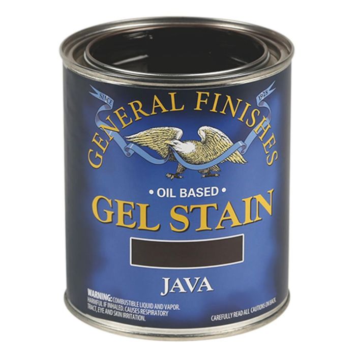 1 Pt General Finishes JP Java Gel Stain Oil-Based Heavy Bodied Stain