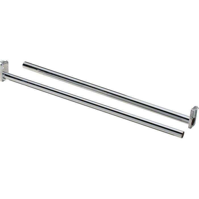 National 48 In. To 72 In. Adjustable Closet Rod, Chrome