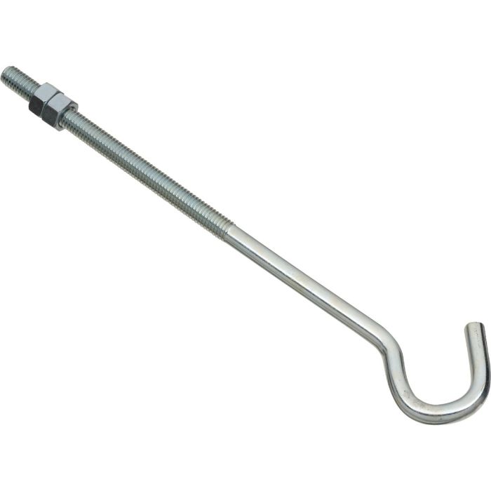 Hook Bolt Zinc 3/8x10"