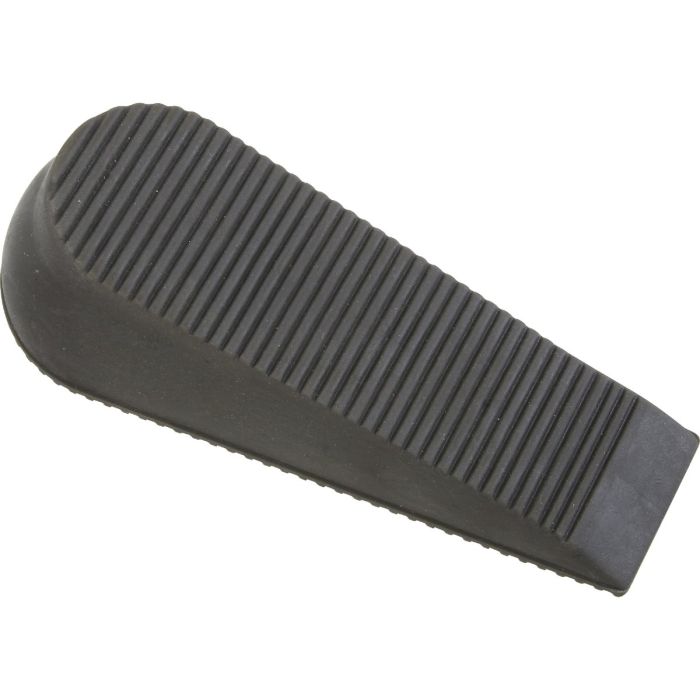 6" Hvy Duty Wedge Door Stop Gray