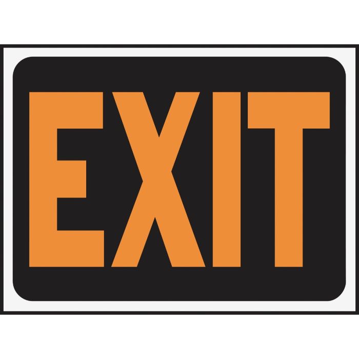 9x12 Exit Sign