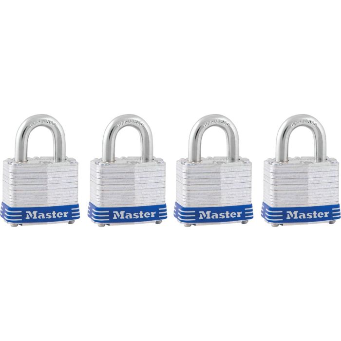Padlock Steel - Shed/Gate(4pk)