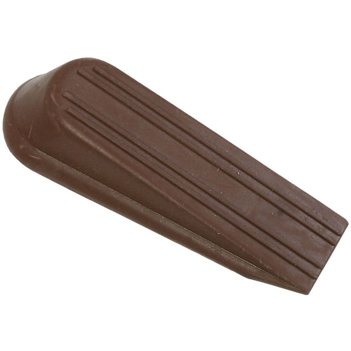 4" Wedge Door Stop Brown