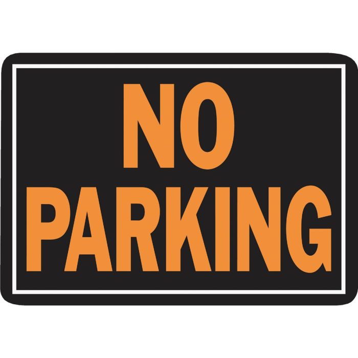 Hy-Ko 10x14 Aluminum Sign, No Parking