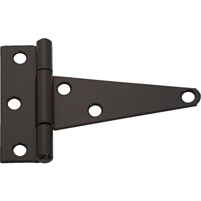 4" Xtra Hvy Duty T Hinge Blk