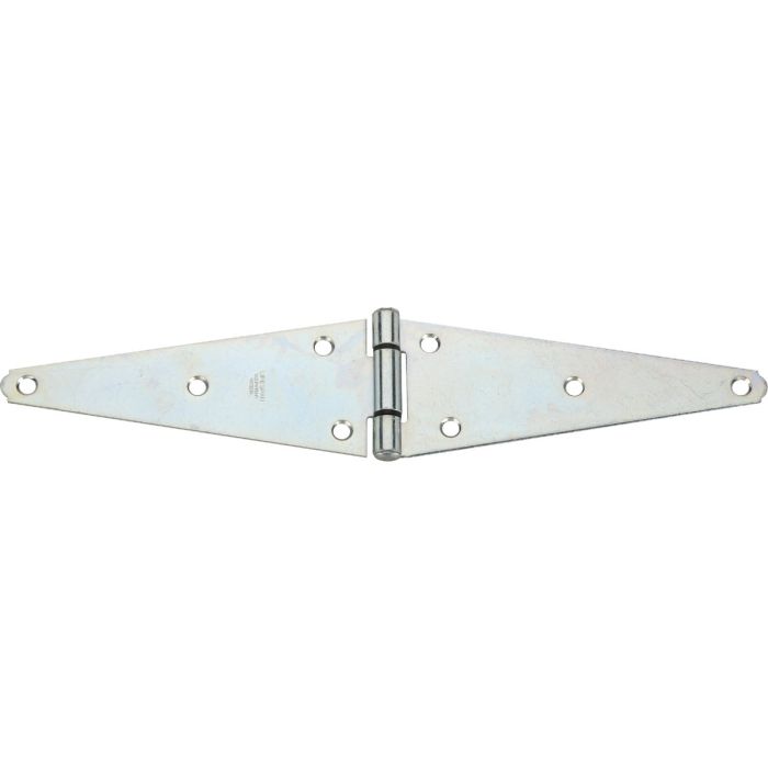 National 3-1/8 In. x 8 In. Zinc Heavy-Duty Strap Hinge