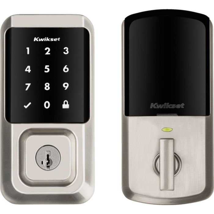 Kwikset Satin Nickel Halo Touchscreen Wi-Fi Smart Lock