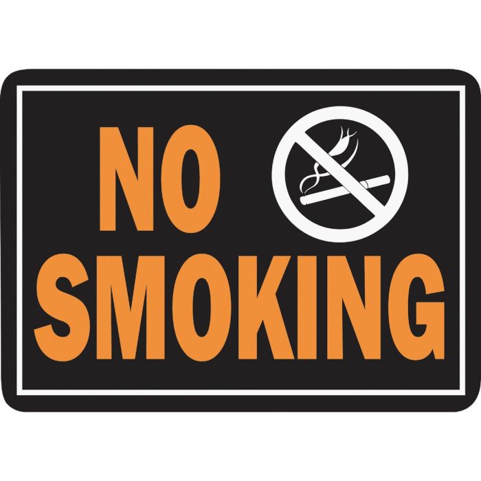 Hy-Ko Aluminum Sign, No Smoking