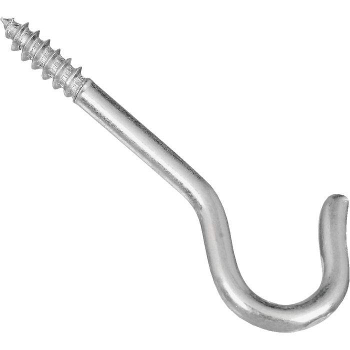 2 1/16" Screw Ceiling Hook Zinc