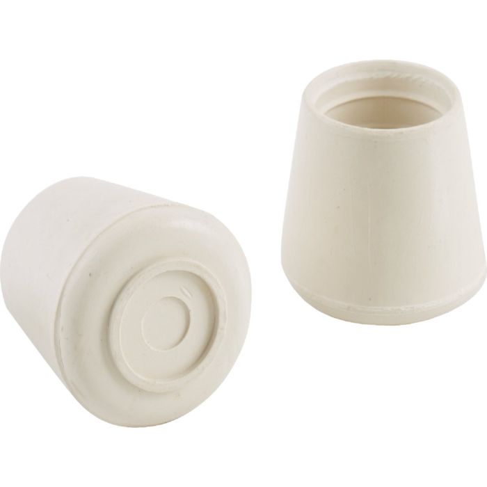 9752 White Rubber Leg Tips 5/8