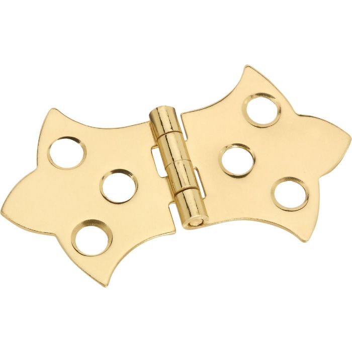 1-1/2" Decorative Hinge Brass