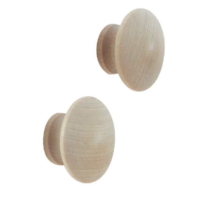 Amerock Everyday Heritage Wood 1-1/2 In. Cabinet Knob, (2-Pack)