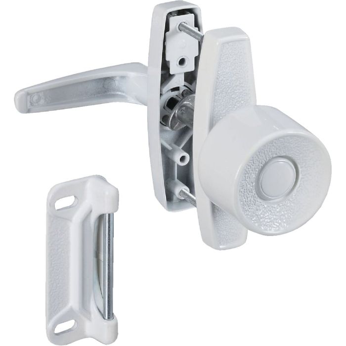 Screen/Storm Knob Latch White