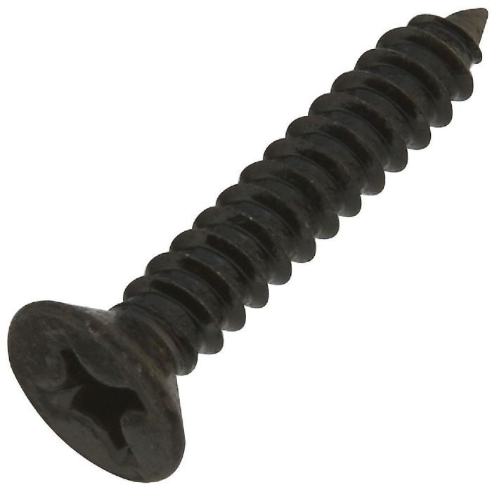 #12 X 1-1/4" Wood Screw Blk