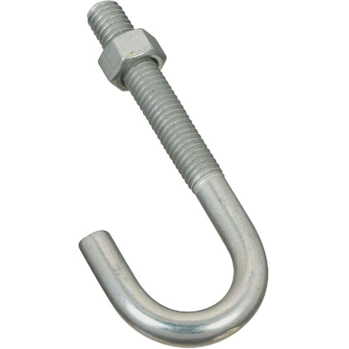 J Bolts Zinc 3/8" X 3-3/4"