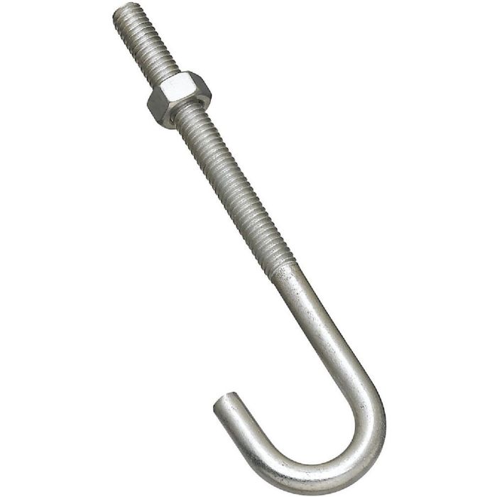 National 5/16 In. x 5 In. Zinc J Bolt