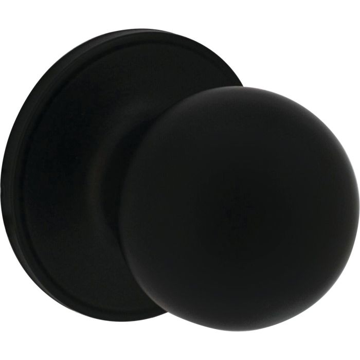 Steel Pro Matte Black Ball Passage Knob