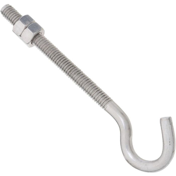 Hook Bolt Ss 5/16x5"