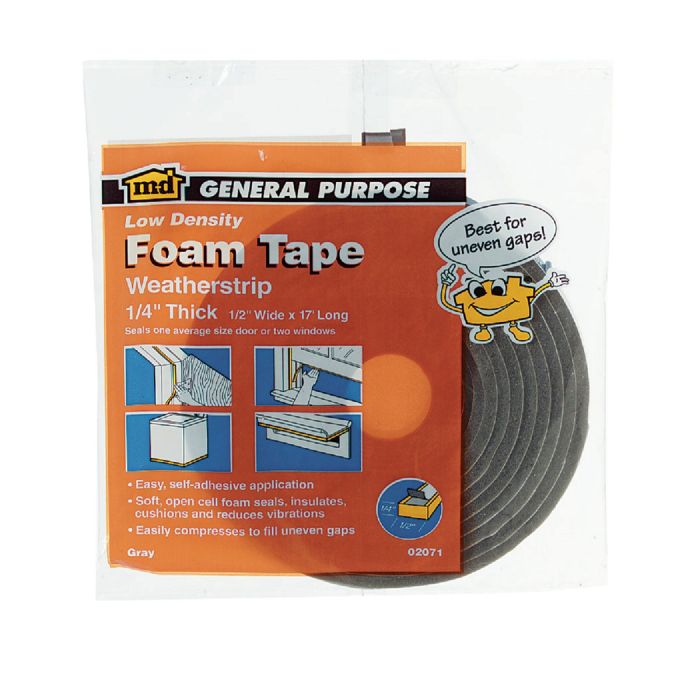 1/4x1/2"X17' Foam Tape