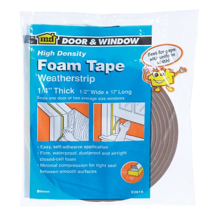 1/4x1/2"X17' Foam Tape