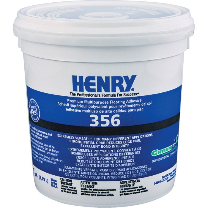 Henry 356 Felt Backed Sheet Flooring And Carpet Adhesive, Gal.