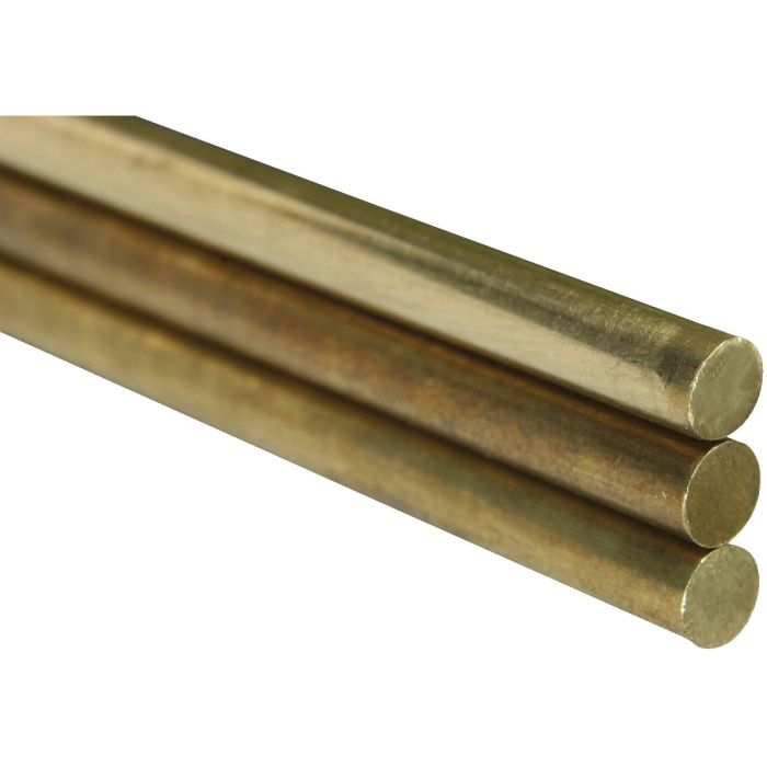 3/32x12 Solid Brass Rod