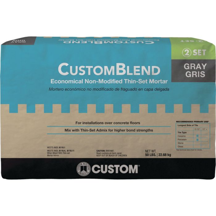 Custom-Blend 50 Lb. Gray Mortar Mix