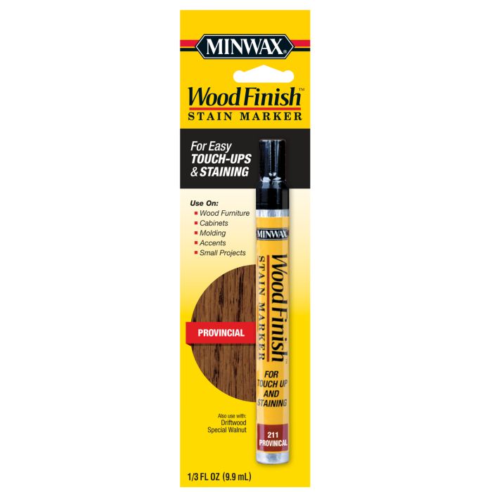 1/3 Oz Minwax 63482 Provincial Wood Finish Stain Marker