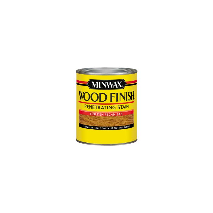 1/2 Pt Minwax 22450 Golden Pecan Wood Finish Oil-Based Wood Stain