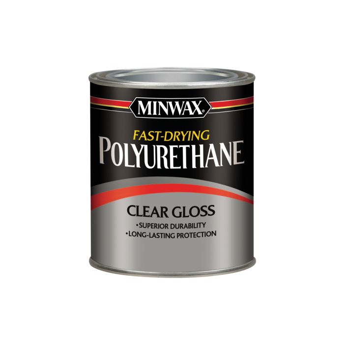 1 Qt Minwax 63000 Clear Fast-Drying Oil-Based Polyurethane, Gloss