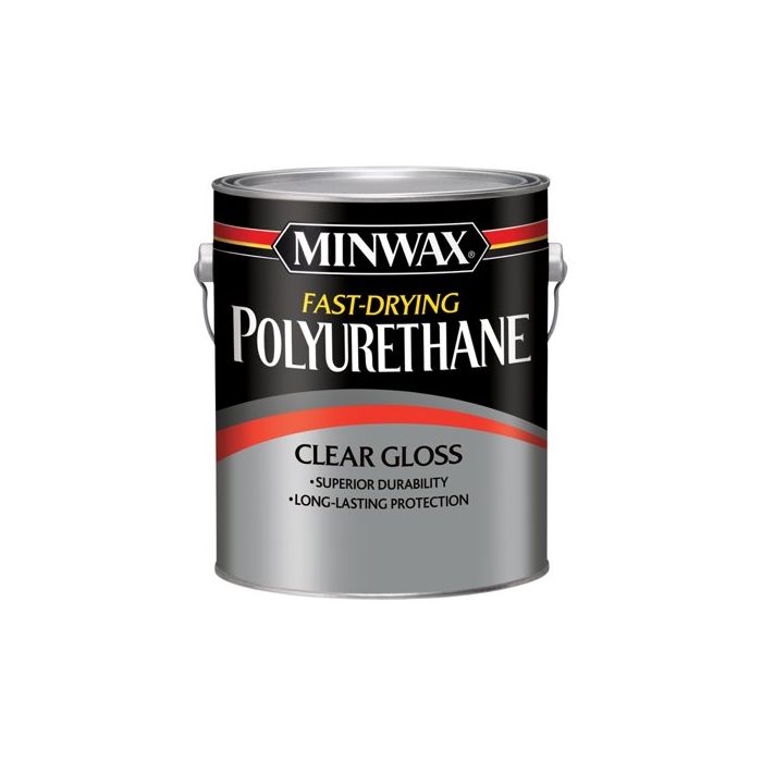 1 Gal Minwax 71030 Clear Fast-Drying Oil-Based Polyurethane, Gloss