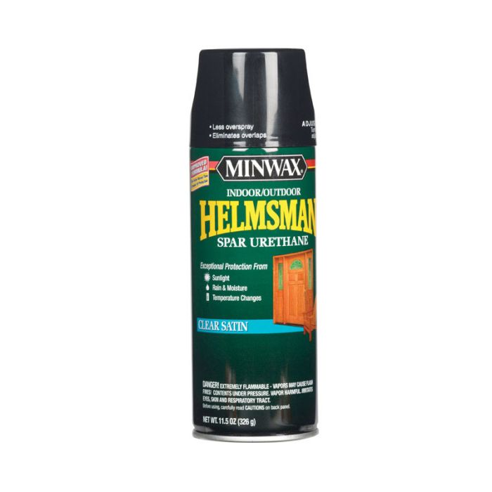 11.5 Oz Minwax 33255 Clear Helmsman Spar Urethane Spray, Satin