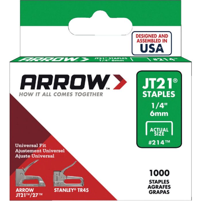 1000pk 1/4" Staple