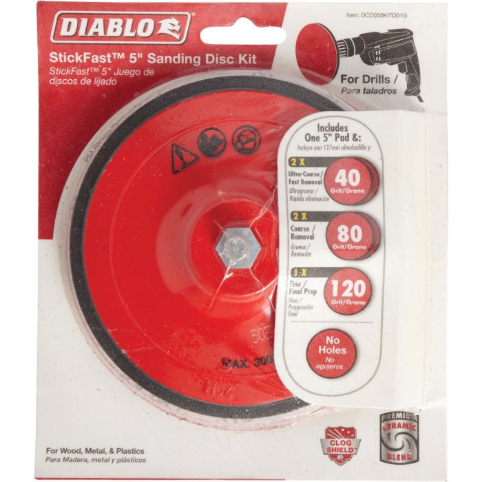 Diablo 5 In. Sanding Disc Kit