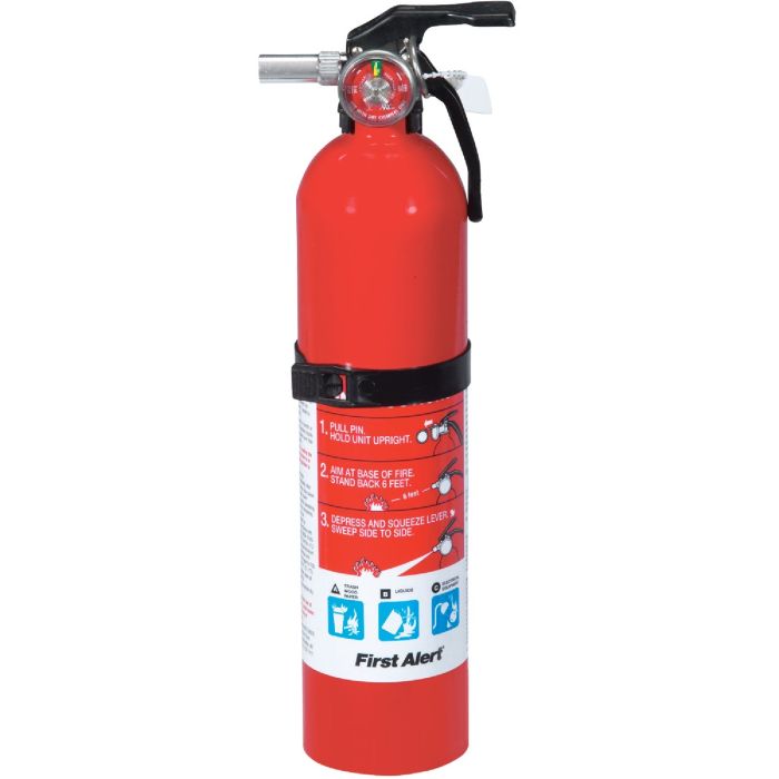 First Alert 1-A:10-B:C Rechargeable Home Fire Extinguisher