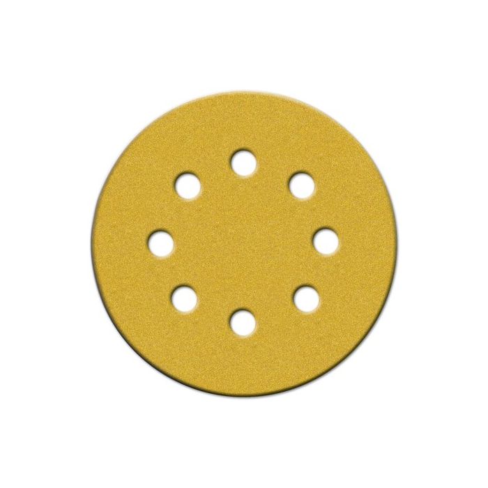 5" Norton 49221 Hook & Sand 8-Hole Sanding Disc, P120-Grit, 25-Pack