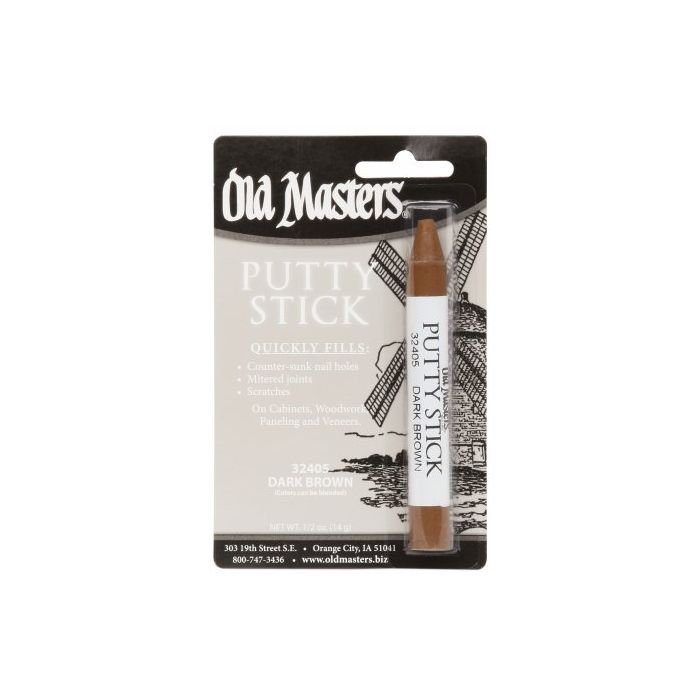 14 gm Old Masters 32405 Dark Brown Perfect Match Putty Stick