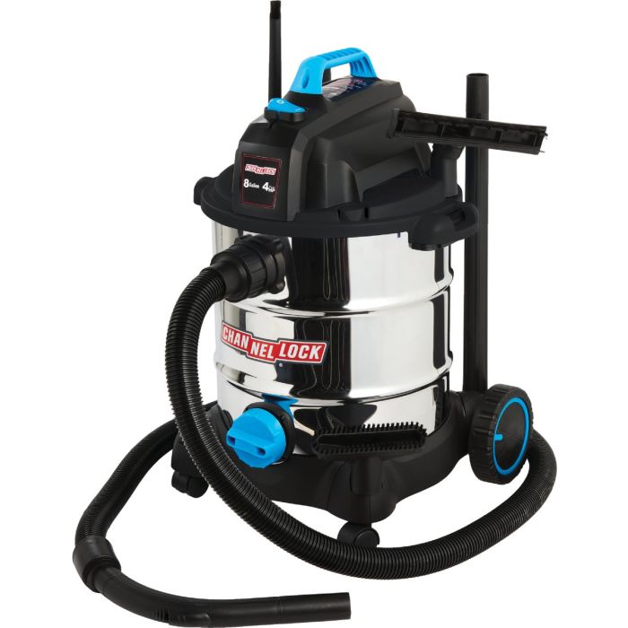 8gal Ss 4hp Wet/Dry Vac