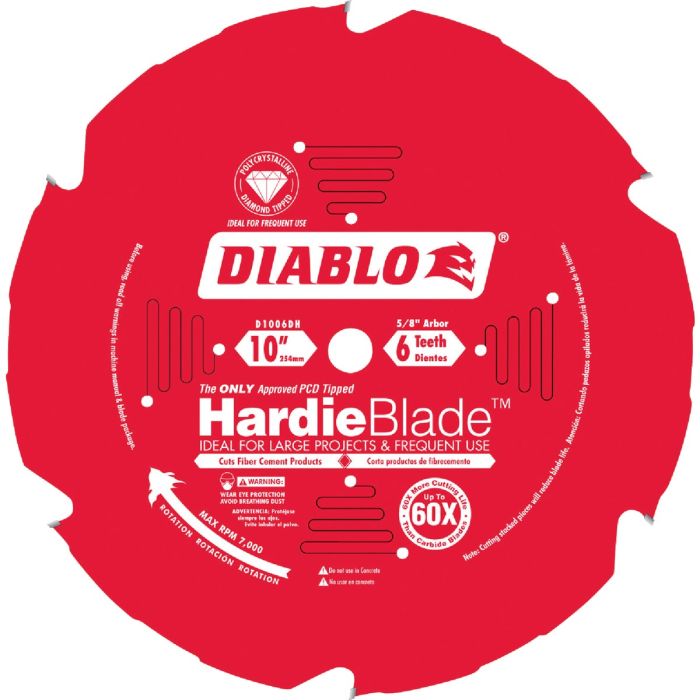 Blade 10" 6t Fiber Cement