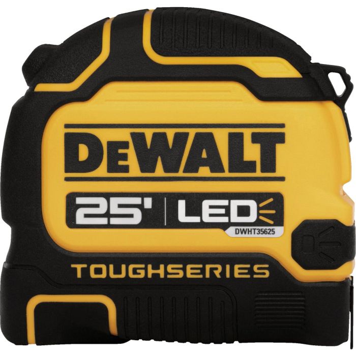 DEWALT TOUGHTSERIES 25 Ft. LED Lighted Tape Measure